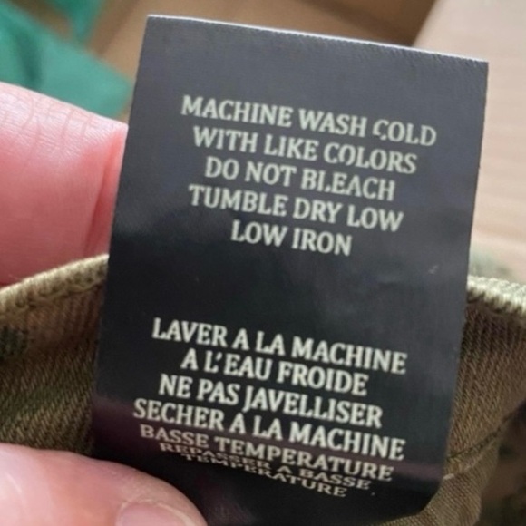 Blank NYC Revolve The Reade Crop Camo Camouflage Skinny Jeans Pants Size 30 - Picture 12 of 15